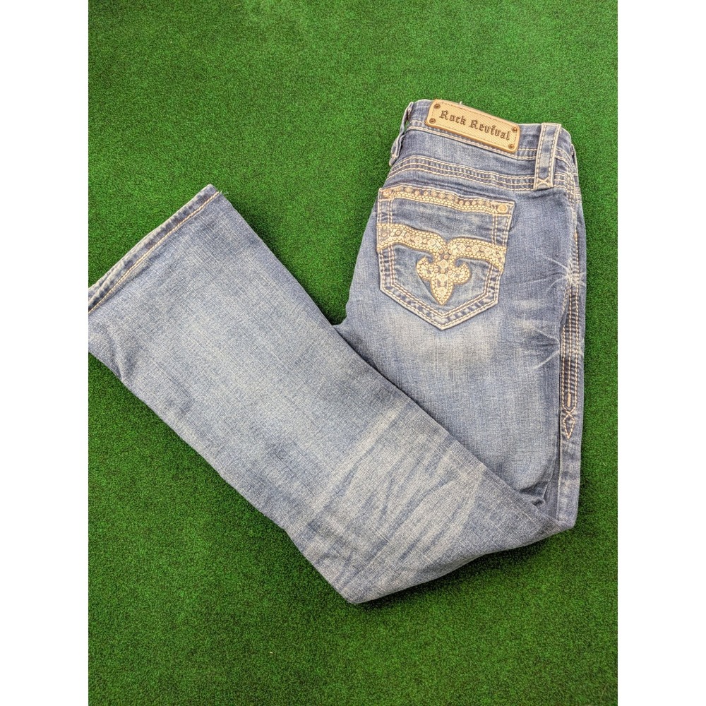 Rock Revival Women’s Light Blue Boot Cut Jeans
